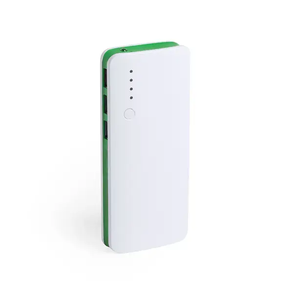 Power Bank Kaprin - grün, Farbe: grün personalisierte Geschenke , 2 image