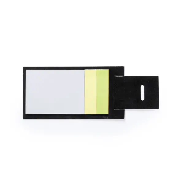 Notizzettelbox Novich - schwarz, Farbe: schwarz personalisierte Geschenke , 2 image