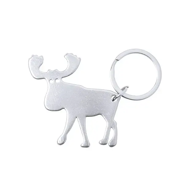 Schlüsselanhänger Flaschenöffner Pudox - silber, Farbe: silber personalisierte Geschenke , 2 image