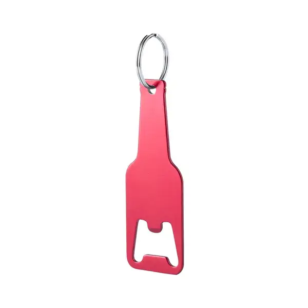 Schlüsselanhänger Flaschenöffner Clevon - rot, Farbe: rot personalisierte Geschenke , 2 image