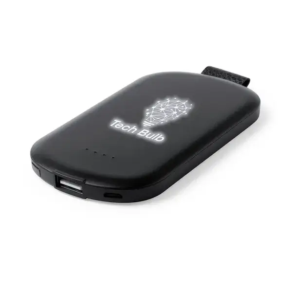 Power Bank Simmon - schwarz, Farbe: schwarz personalisierte Geschenke , 5 image