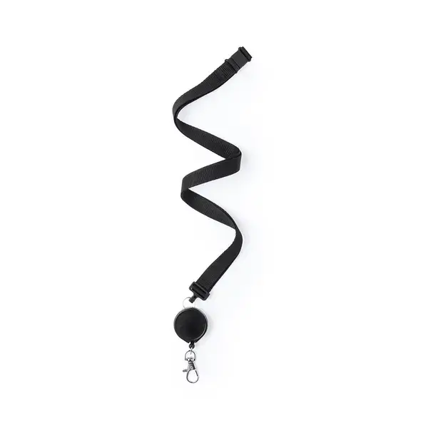 Schlüsselband Lemer - schwarz, Farbe: schwarz personalisierte Geschenke , 5 image
