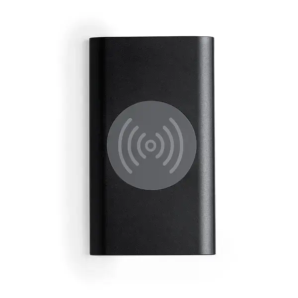 Power Bank Tikur - schwarz, Farbe: schwarz personalisierte Geschenke , 5 image
