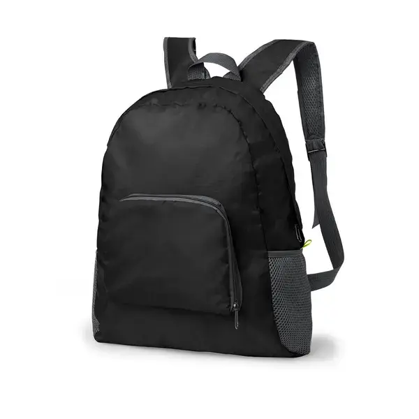Faltbarer Rucksack Mendy - schwarz, Farbe: schwarz personalisierte Geschenke , 4 image