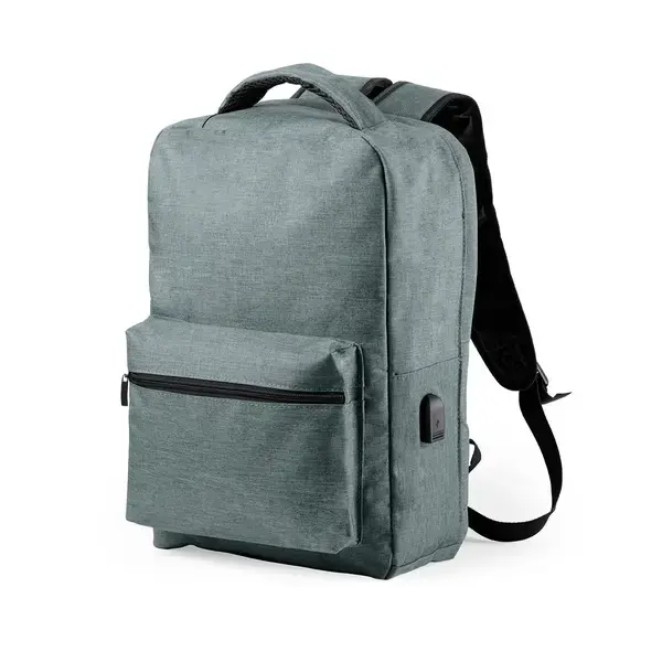 Anti-Diebstahl Rucksack Komplete - grau, Farbe: grau personalisierte Geschenke , 4 image