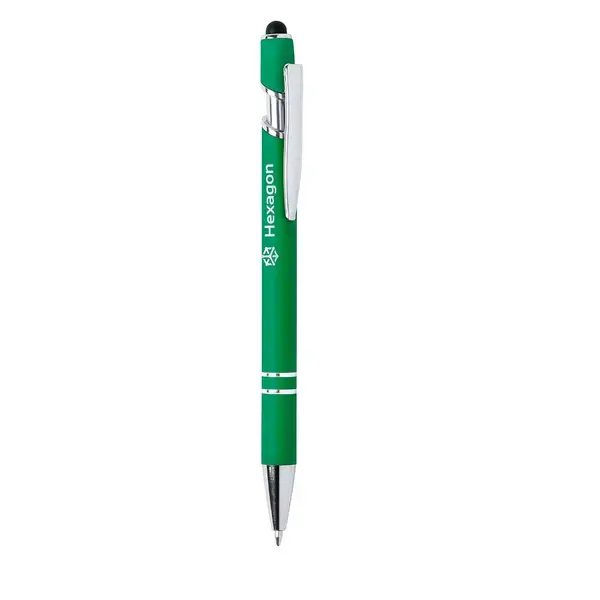 Kugelschreiber Pointer Lekor - grün, Farbe: grün personalisierte Geschenke , 2 image