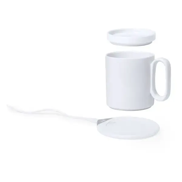 Tasse Wärmer Ladegerät Kalan - weiß, Farbe: weiß personalisierte Geschenke , 4 image