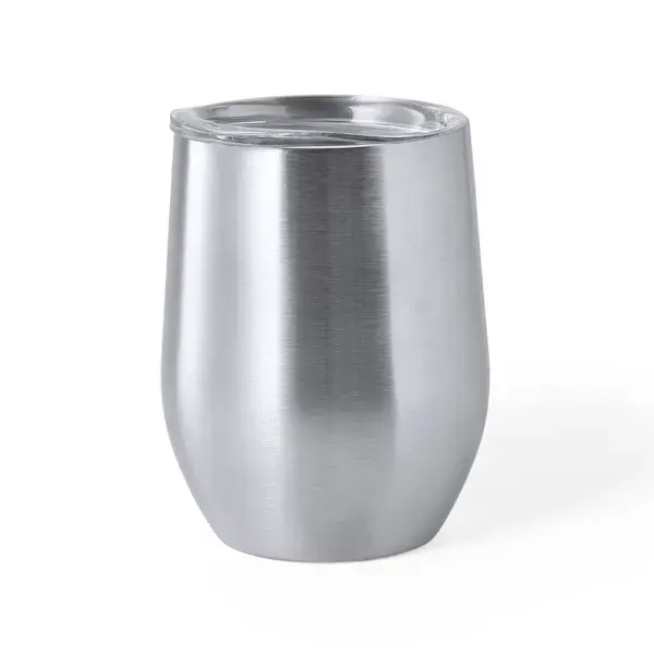Wärme Trinkbecher Bobby - silber, Farbe: silber personalisierte Geschenke , 3 image
