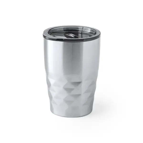 Wärme Trinkbecher Blur - silber, Farbe: silber personalisierte Geschenke , 3 image