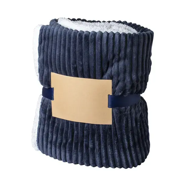 Decke Karovix - navy blau, Farbe: navy blau personalisierte Geschenke , 2 image