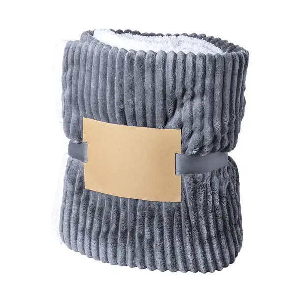 Decke Karovix - grau, Farbe: grau personalisierte Geschenke , 3 image