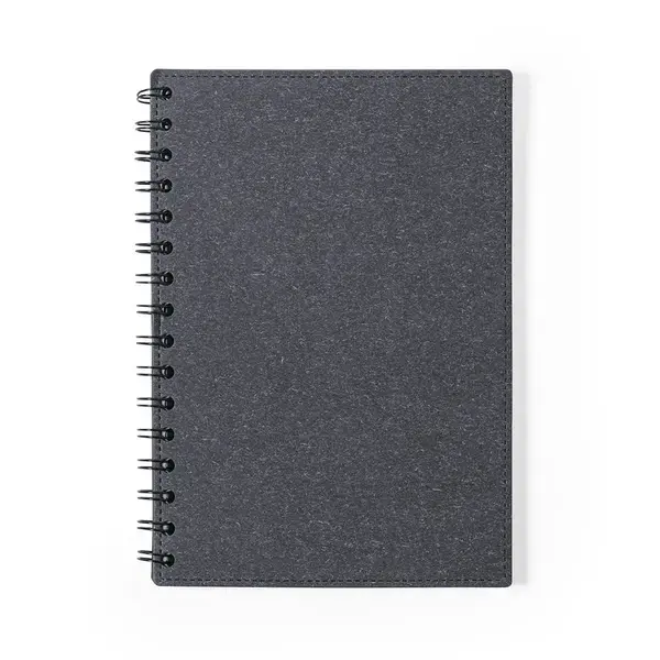 Notizbuch Idina - schwarz, Farbe: schwarz personalisierte Geschenke , 5 image