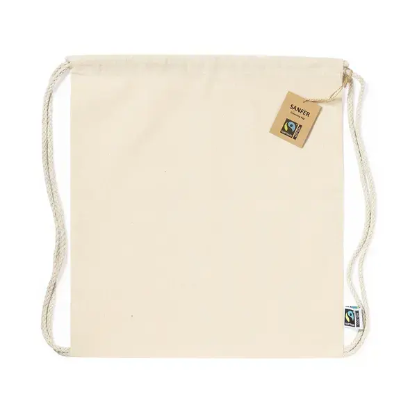 Rucksack Sanfer Fairtrade - naturfarben, Farbe: naturfarben personalisierte Geschenke , 3 image
