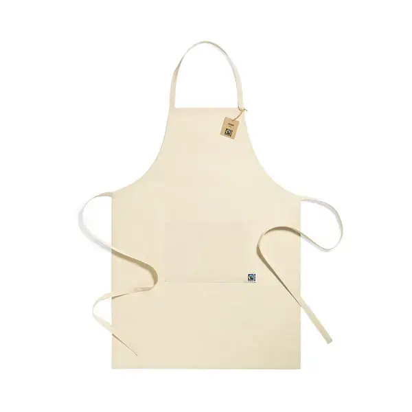 Schürze Zowi Fairtrade - naturfarben, Farbe: naturfarben personalisierte Geschenke , 3 image