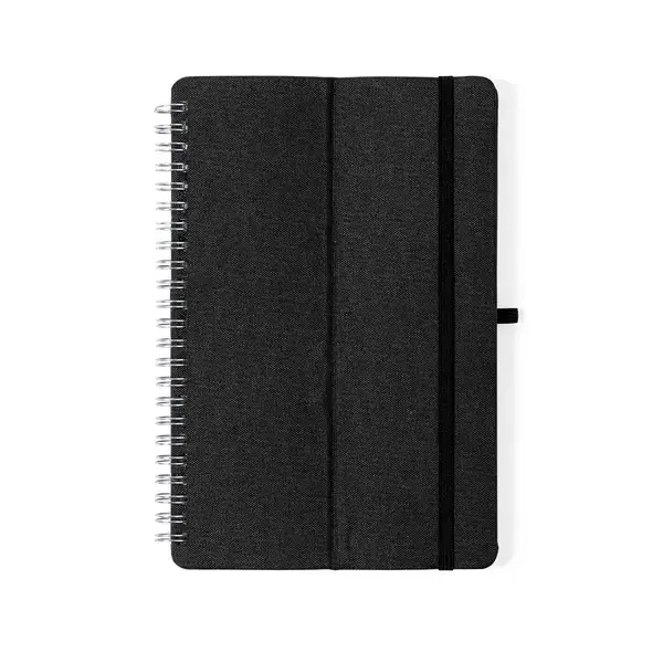 Halter Notizbuch Maisux - schwarz, Farbe: schwarz personalisierte Geschenke , 5 image
