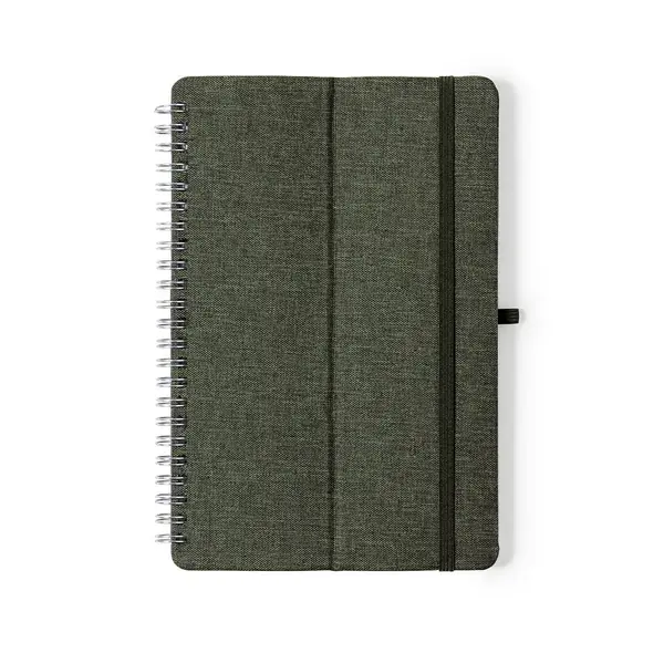 Halter Notizbuch Maisux - grün, Farbe: grün personalisierte Geschenke , 3 image