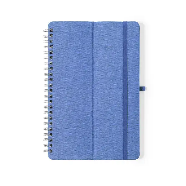 Halter Notizbuch Maisux - blau, Farbe: blau personalisierte Geschenke , 3 image