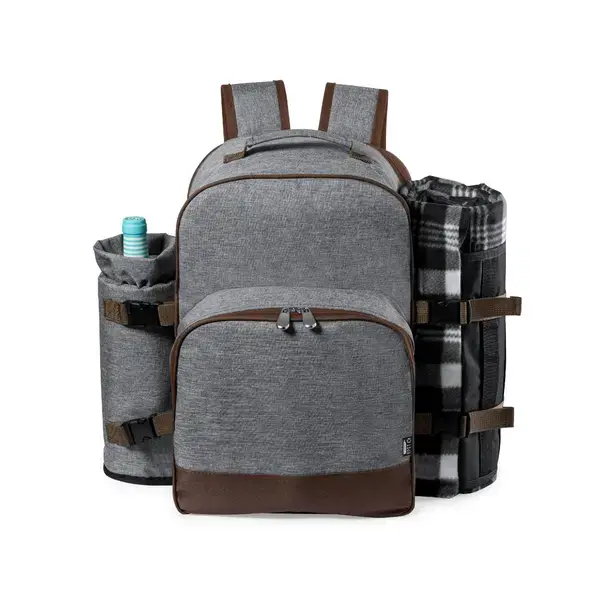 Picnic Kühltasche Rucksack Seyman - grau, Farbe: grau personalisierte Geschenke , 3 image