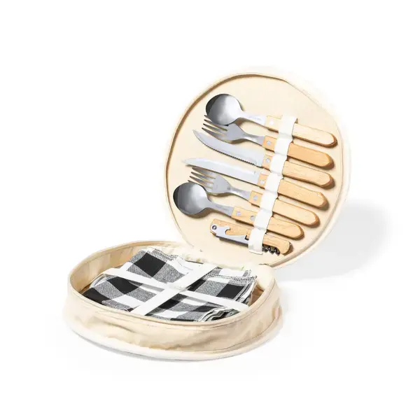 Picnic Set Scotty - naturfarben, Farbe: naturfarben personalisierte Geschenke , 4 image