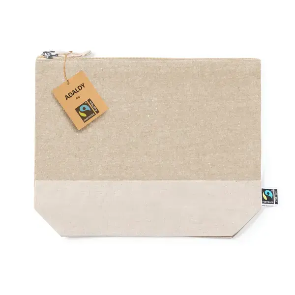 Kosmetik Tasche Adaldy Fairtrade - naturfarben, Farbe: naturfarben personalisierte Geschenke , 2 image
