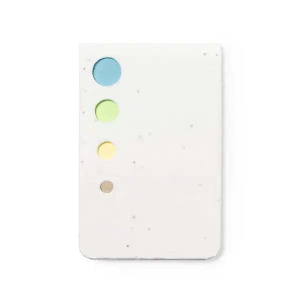 Samen Notizblock Amenti - weiß, Farbe: weiß personalisierte Geschenke , 5 image