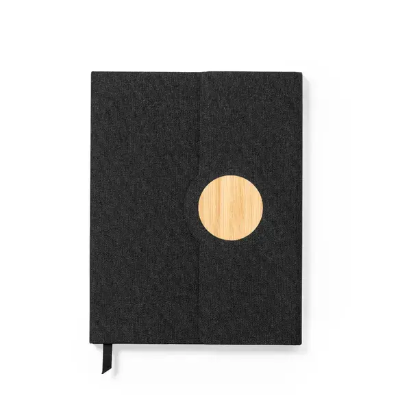Notizblock Aquo - schwarz, Farbe: schwarz personalisierte Geschenke , 7 image