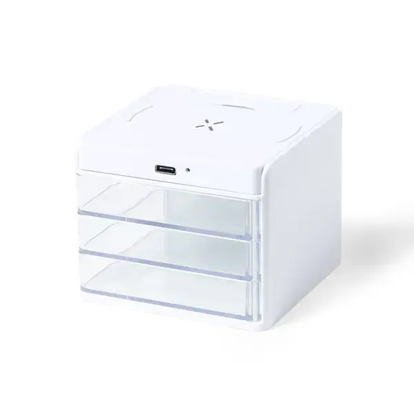 Ordner Ladegerät Macky - weiß, Farbe: weiß personalisierte Geschenke , 2 image