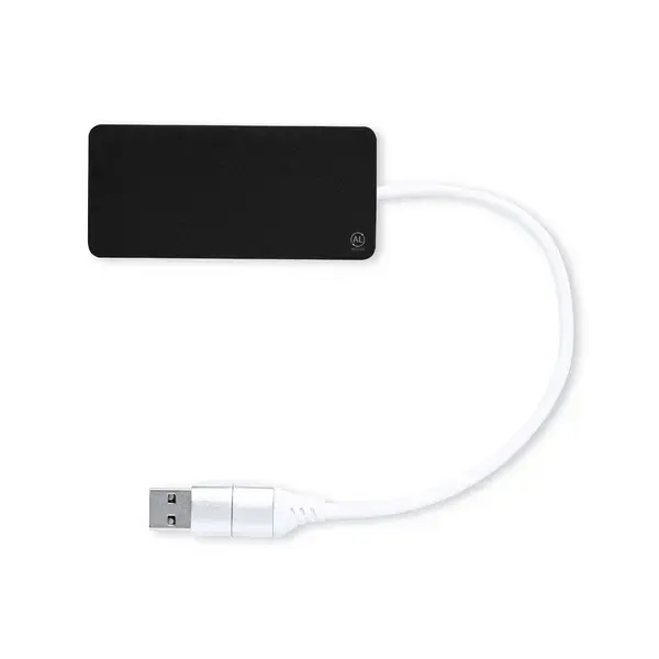 USB Hub Kalat - schwarz, Farbe: schwarz personalisierte Geschenke , 3 image
