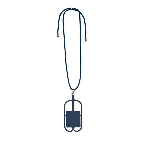 Schlüsselband Sebly - navy blau, Farbe: navy blau personalisierte Geschenke , 4 image