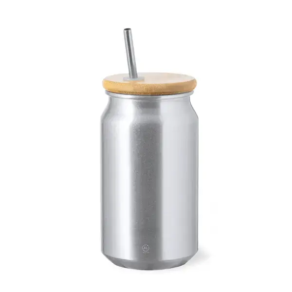 Trinkbecher Audrey - silber, Farbe: silber personalisierte Geschenke , 2 image
