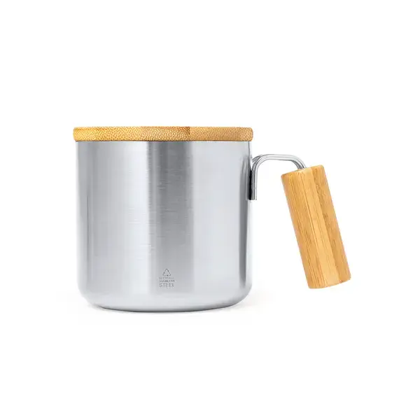 Wärme Tasse Claire - silber, Farbe: silber personalisierte Geschenke , 4 image
