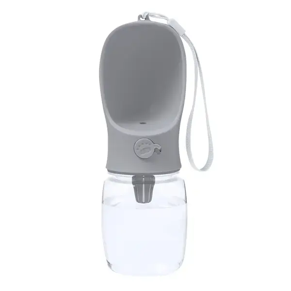 Trinkflasche für Haustier Flaganan - grau, Farbe: grau personalisierte Geschenke , 4 image
