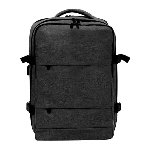 Rucksack Myriax - schwarz, Farbe: schwarz personalisierte Geschenke , 10 image