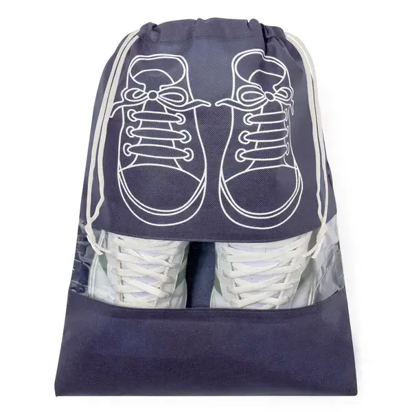 Schuhtasche Cyde - navy blau, Farbe: navy blau personalisierte Geschenke , 4 image