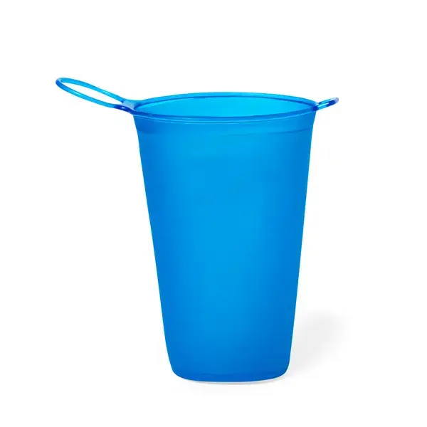 Faltbarer Trinkbecher Sabik - blau, Farbe: blau personalisierte Geschenke , 4 image