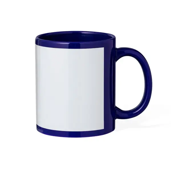 Sublimations Tasse Orchix - navy blau, Farbe: navy blau personalisierte Geschenke , 3 image
