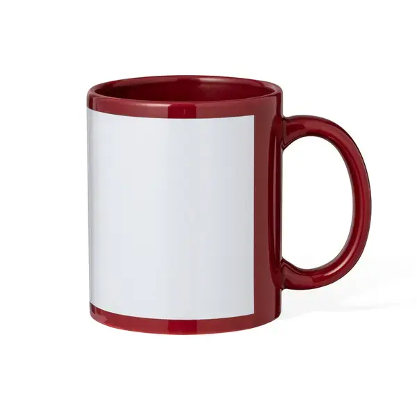 Sublimations Tasse Orchix - bordeaux, Farbe: bordeaux personalisierte Geschenke , 2 image