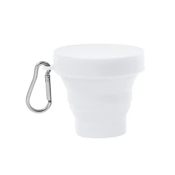 Faltbarer Trinkbecher Klimt - weiß, Farbe: weiß personalisierte Geschenke , 4 image