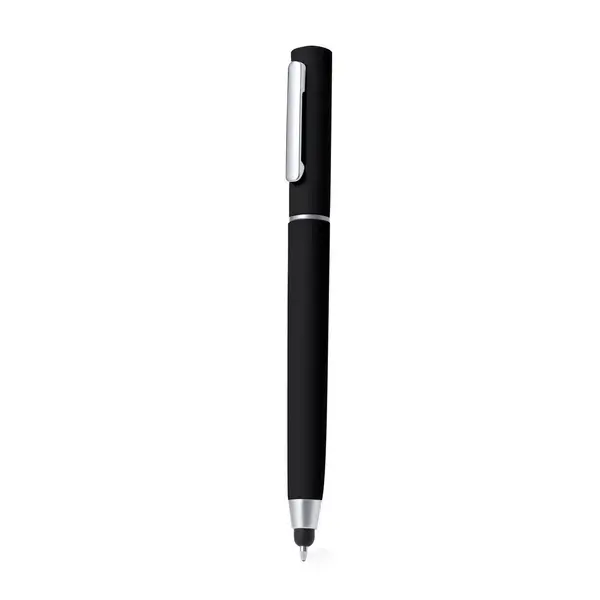 Reinigungs Kugelschreiber Gobit - schwarz, Farbe: schwarz personalisierte Geschenke , 4 image