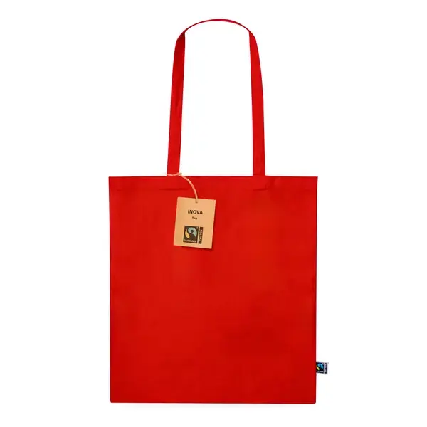 Tasche Inova Fairtrade - rot, Farbe: rot personalisierte Geschenke , 3 image