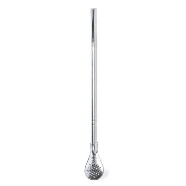 Strohhalm Drink Rührer Evin - silber, Farbe: silber personalisierte Geschenke , 3 image