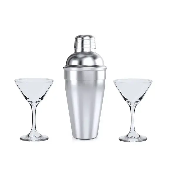 Cocktail Set Cefiro - silber, Farbe: silber personalisierte Geschenke , 4 image