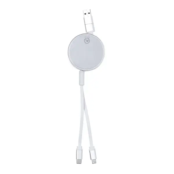 Ladegerätkabel Freud - silber, Farbe: silber personalisierte Geschenke , 3 image