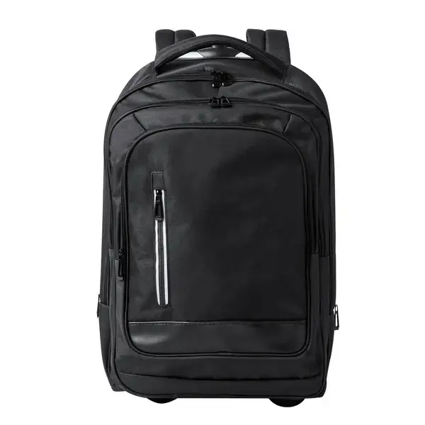 Trolley Rucksack Dancan - schwarz, Farbe: schwarz personalisierte Geschenke , 6 image