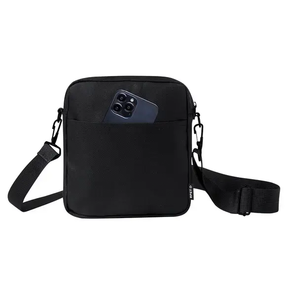 Umhängetasche Simun - schwarz, Farbe: schwarz personalisierte Geschenke , 2 image