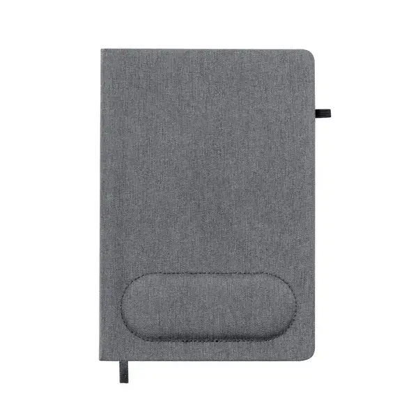Mauspad Notizbuch Staiger - grau, Farbe: grau personalisierte Geschenke , 3 image