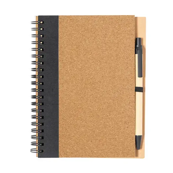 Notizbuch Gienah - schwarz, Farbe: schwarz personalisierte Geschenke , 4 image