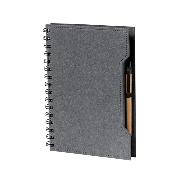 Notizbuch Mecony - schwarz, Farbe: schwarz personalisierte Geschenke , 4 image