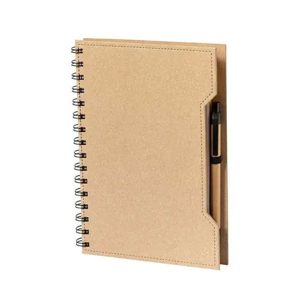 Notizbuch Mecony - naturfarben, Farbe: naturfarben personalisierte Geschenke , 4 image