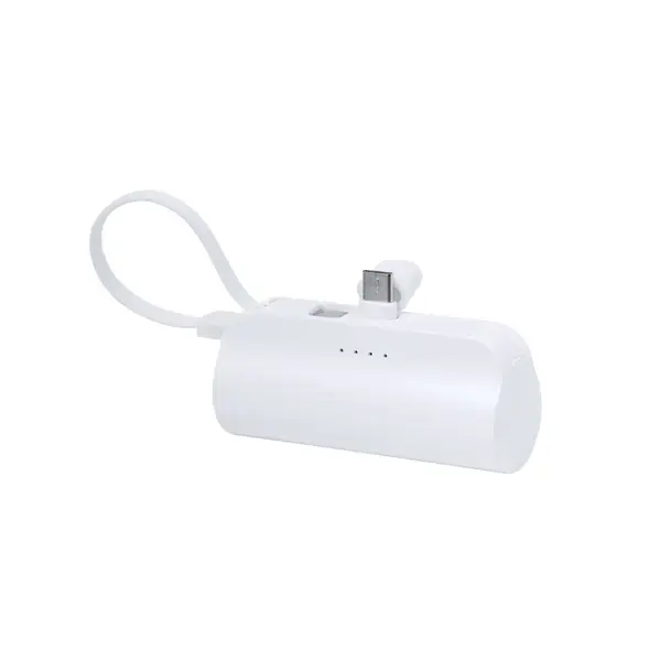 Power Bank Laford - weiß, Farbe: weiß personalisierte Geschenke , 5 image